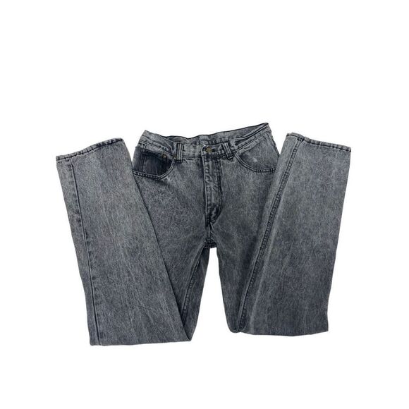 Vintage Gray Acid Wash Jeans